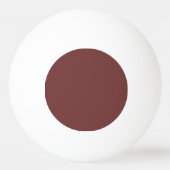 Trend Color - Mahogany Brown Ping Pong Ball Tischtennisball (Rückseite)
