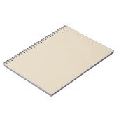 Trend Color - Natural Beige Notebook Notizblock (Linke Seite)