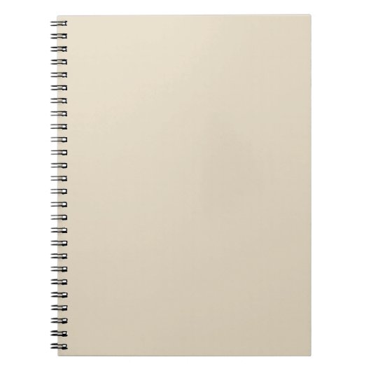 Trend Color - Natural Beige Notebook Notizblock (Vorderseite)