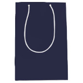 Trend Color - Navy Blue Medium Geschenktasche Mittlere Geschenktüte (Vorderseite)