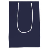 Trend Color - Navy Blue Medium Geschenktasche Mittlere Geschenktüte (Rückseite)