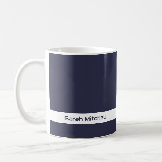 Trend Color - Navy Blue Name Tasse (Links)