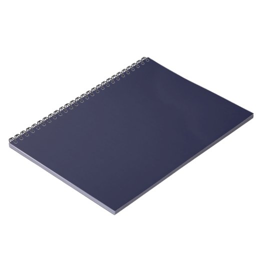 Trend Color - Navy Blue Notebook Notizblock (Linke Seite)