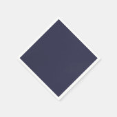 Trend Color - Navy Blue Paper Napkins Serviette (Ecke)