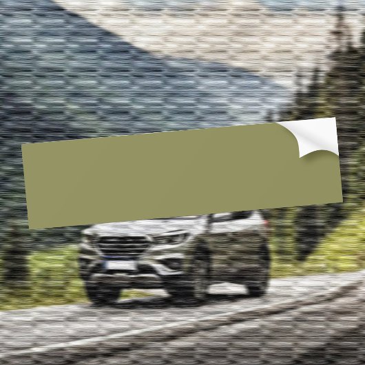 Trend Color - Olive Green Autoaufkleber