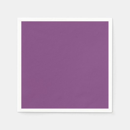Trend Color - Plum Lila Paper Napkins Serviette (Vorderseite)