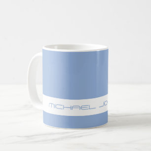 Trend Color Powder Blue - Futuristische Name Tasse