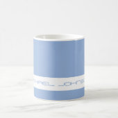 Trend Color Powder Blue - Futuristische Name Tasse (Mittel)