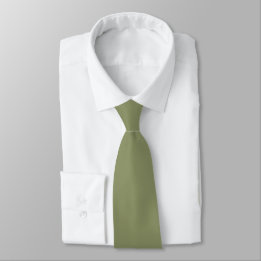 Trend Color Reed Green Neck Tie Krawatte