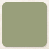 Trend Color - Reed Green Paper Untersetzer (Vorderseite)