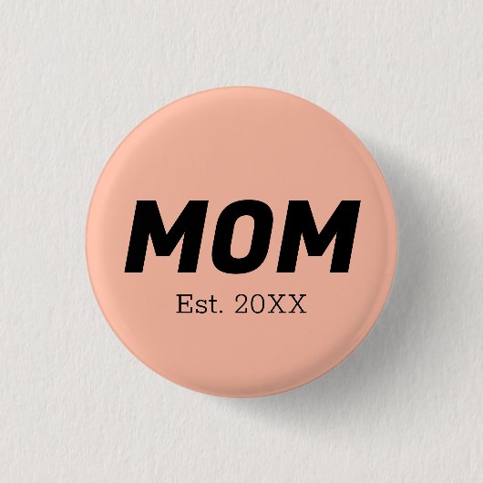 Trend Color - Schaltfläche "Soft Peach Mama" Button (Vorderseite)
