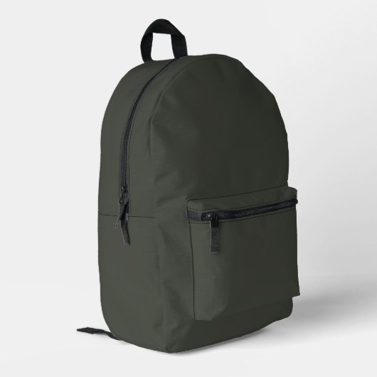 Trend Color - Schwarzer Forest Grauer Rucksack (Rückseitige Ecke links)