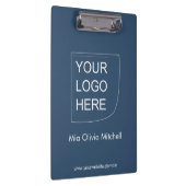 Trend Color Serious Blue - Business-Zwischenablage Klemmbrett (Rechts)