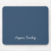 Trend Color Serious Blue Name Mousepad (Vorne)