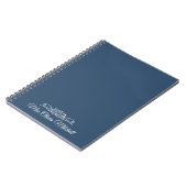 Trend Color - Serious Blue Name Notebook Notizblock (Linke Seite)
