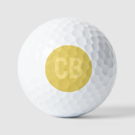 Trend Color Soft Gelbe Golfbälle (Vorderseite)