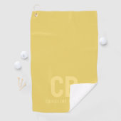 Trend Color Soft Gelbes Golfhandtuch (Insitu)
