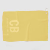 Trend Color Soft Gelbes Golfhandtuch (Horizontal)
