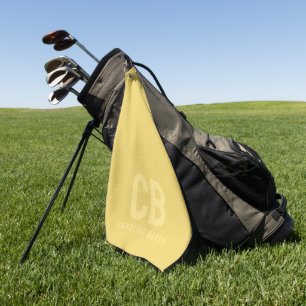 Trend Color Soft Gelbes Golfhandtuch