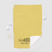 Trend Color Soft Gelbes Golfhandtuch (Insitu)