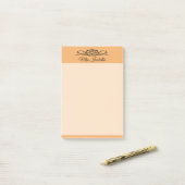 Trend Color Soft Orange Classic Post-it Klebezettel (Auf Schreibtisch)