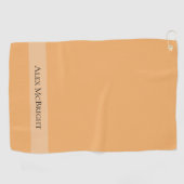 Trend Color Soft Orange Golfhandtuch (Horizontal)