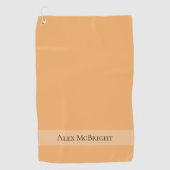 Trend Color Soft Orange Golfhandtuch (Vorderseite)