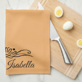 Trend Color Soft Orange Küchentücher (Viertel Falte)