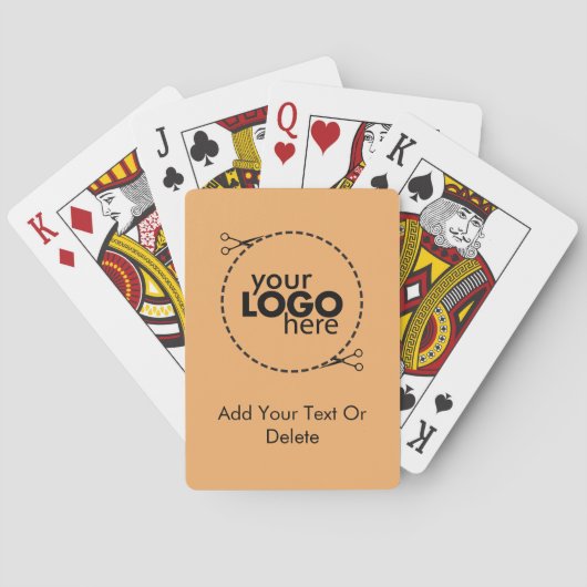 Trend Color Soft Orange Logo Playing Cards Spielkarten (Rückseite)