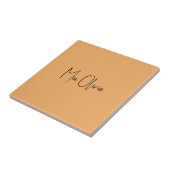 Trend Color - Soft Orange Name Keramik Tile Fliese (Seite)