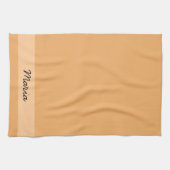 Trend Color Soft Orange Name Küchentuch (Horizontal)