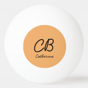 Trend Color Soft Orange Name Pong Ball Pong Ball Tischtennisball