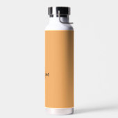 Trend Color Soft Orange Name Wasser Flasche (Links)