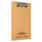 Trend Color - Soft Orange Name Zwischenablage Klemmbrett (Rechts)