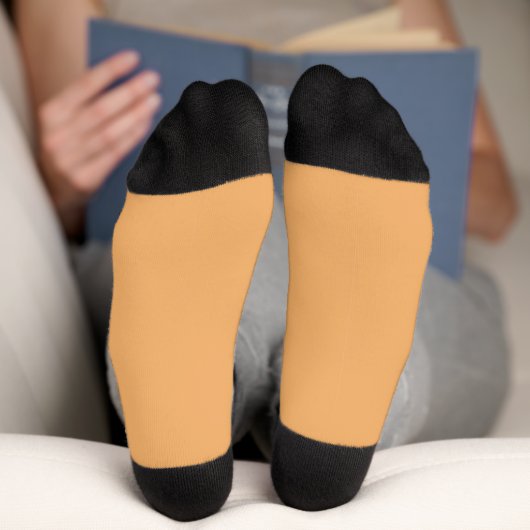 Trend Color Soft Orange Socken (Unterseite)