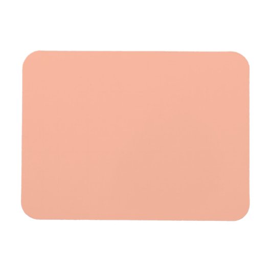 Trend Color Soft Peach Flexible Magnet (Horizontal)