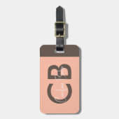Trend Color Soft Peach Gepäckanhänger (Vorderseite vertikal)