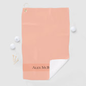 Trend Color Soft Peach Golfhandtuch (Insitu)