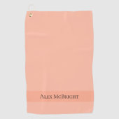 Trend Color Soft Peach Golfhandtuch (Vorderseite)