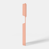 Trend Color Soft Peach Minimalistisch iPhone Hülle (Rechte Seite)