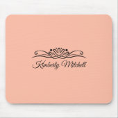 Trend Color Soft Peach Mousepad (Vorne)