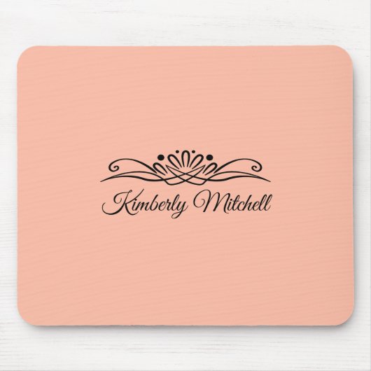 Trend Color Soft Peach Mousepad (Vorne)