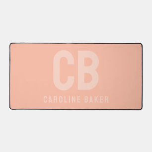 Trend Color Soft Peach Name Mat Schreibtischunterlage