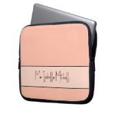 Trend Color Soft Peach Notebook Sleeve (Vorderseite Links)