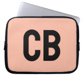 Trend Color Soft Peach Notebook Sleeve (Vorderseite)