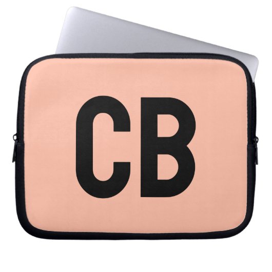 Trend Color Soft Peach Notebook Sleeve (Vorderseite)