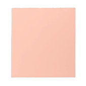 Trend Color - Soft Peach Notepad Notizblock (Vorderseite)