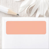 Trend Color Soft Peach Solid farbige Labels (Insitu)