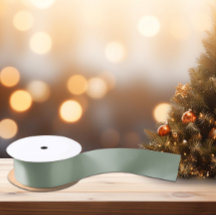 Trend Color Soft Sage Satin Ribbon