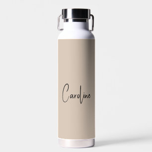 Trend Color Soft Taue Name Wasserflasche Trinkflasche